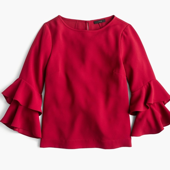 J. Crew Tops - J. Crew tiered bell sleeve top!